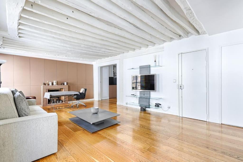 Marais Historical Center Charming Apartment 1Br Paris Eksteriør bilde